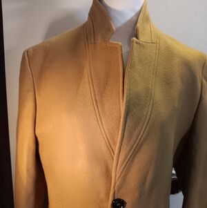 ZARA Italian Wool Stylish Tan  Coat